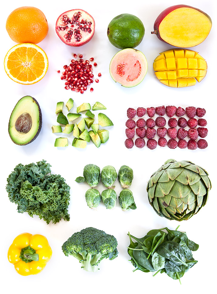 nutrient-dense fruits and veggies